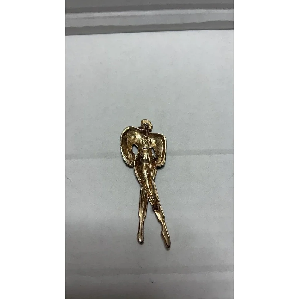 Vintage‎ Enamel Jester Brooch